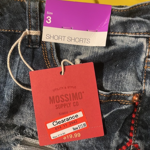 BNWT MOSSIMO SUPPLY CO DENIM SHORTS - Picture 3 of 3